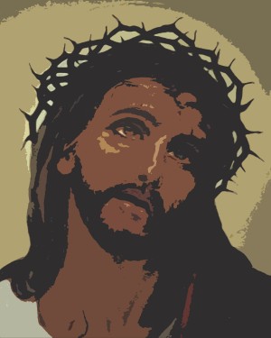 Jesus in Cutout